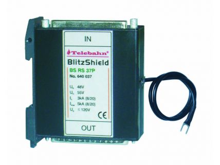 雷柵：BS RS 37P、37針串口電涌保護器